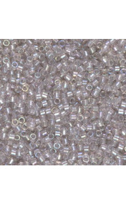 Miyuki delica Beads 11/0 - Sparkling pewter lined light tea rose ab DB-1771